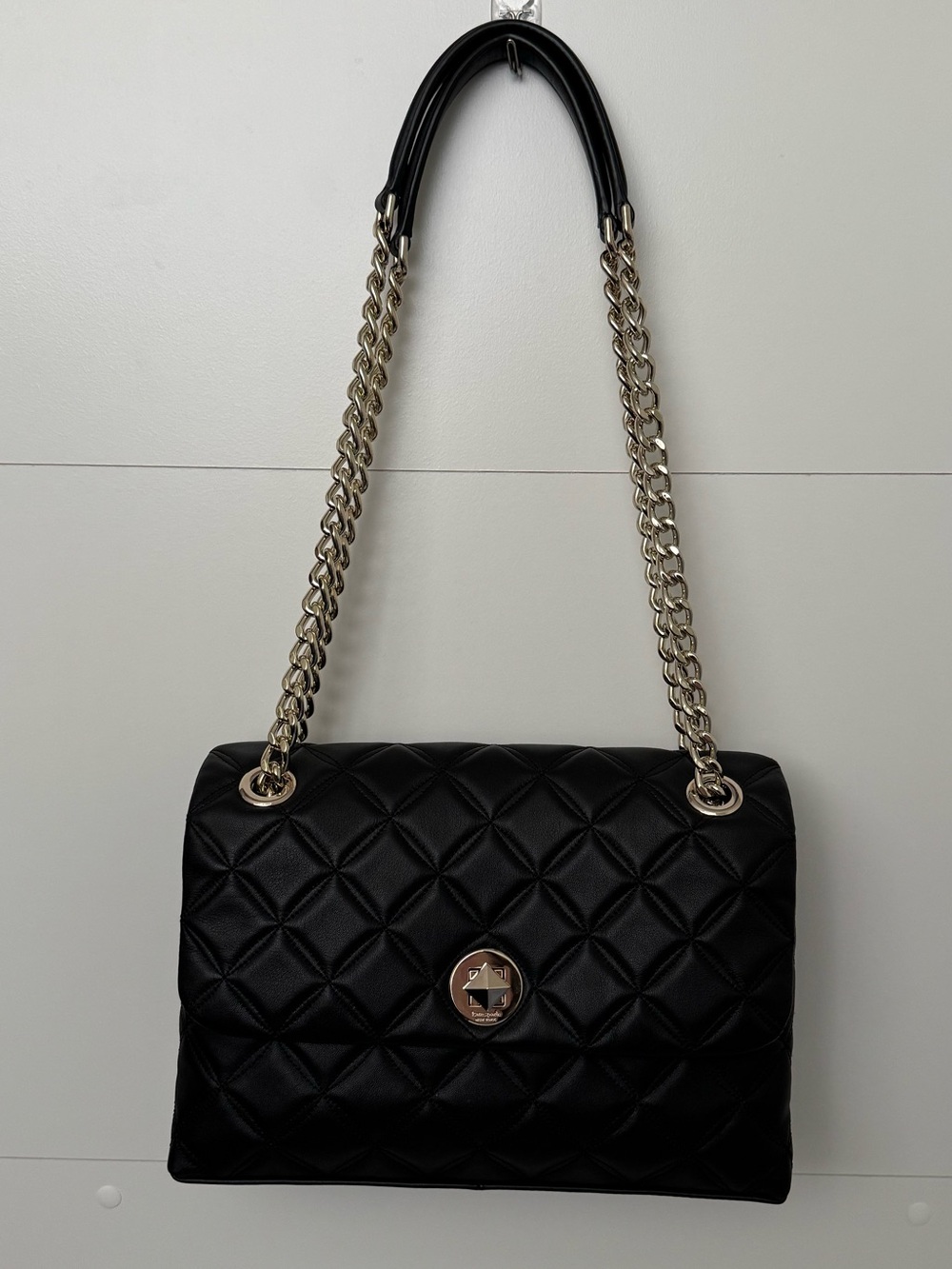 Kate Spade Medium Natalia Flap Bag in Black
